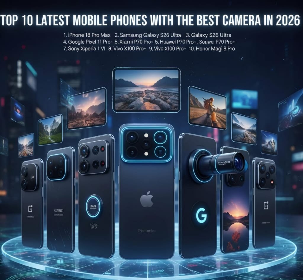 Top 10 Latest Mobile Phones With the Best Camera in 2026